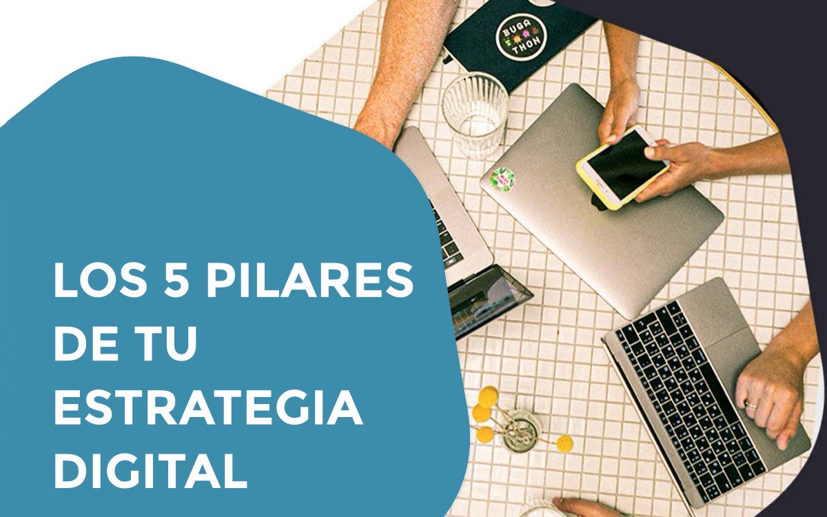 Portada de la guía Los 5 pilares del marketing digital